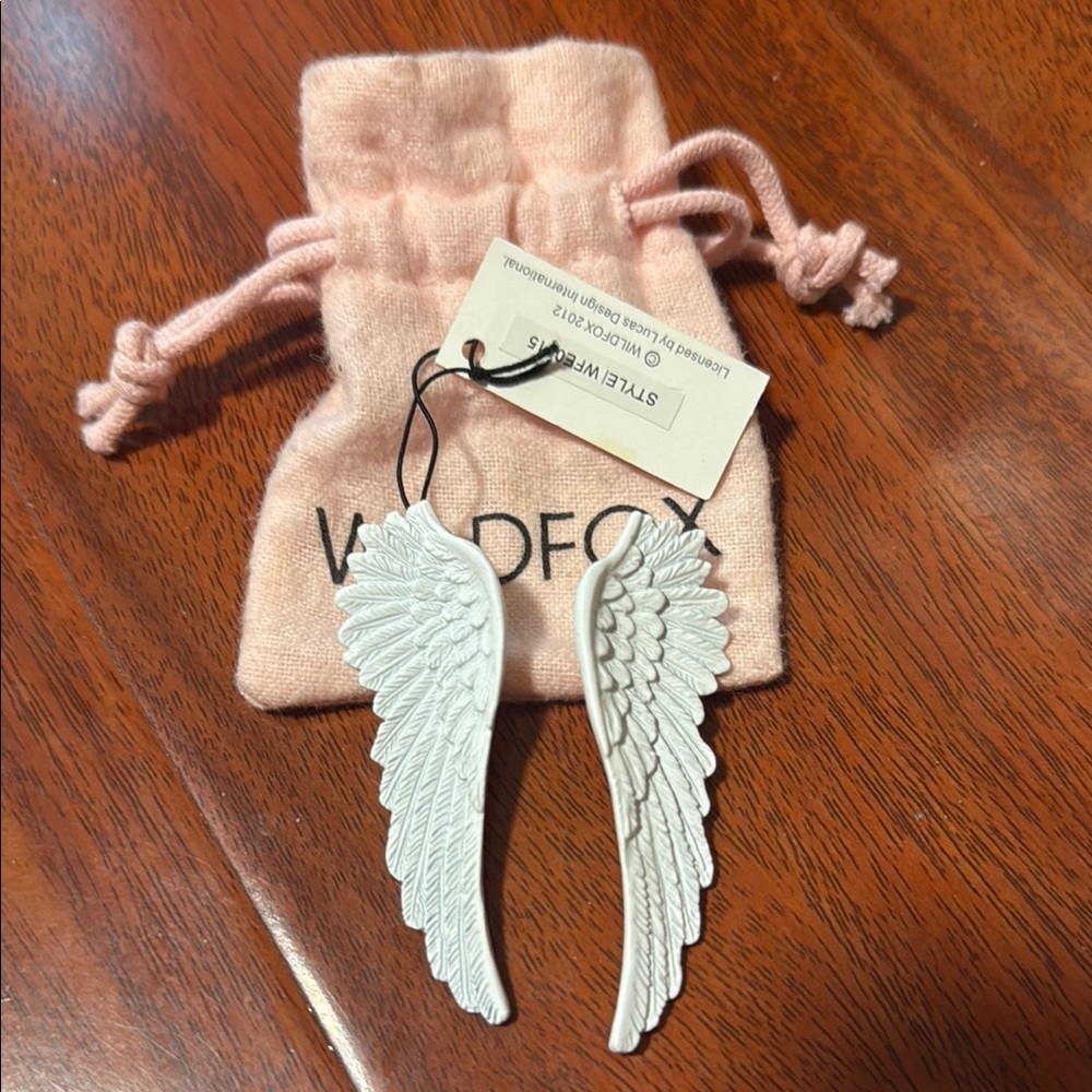 Wildfox White Angel Wing Earrings